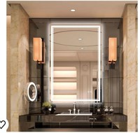 Gralia 24'' x 36'' LED Bathroom Mirror with