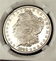 1890 Morgan Silver Dollar CC MS64+