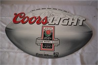 Coors Light Sign and Nascar