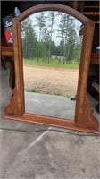 Walnut Victorian Mirror