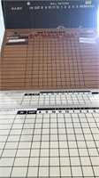 IN/OUT dry erase boards, set of 4 boards,