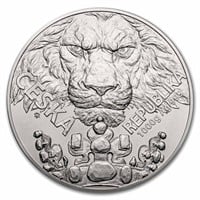 2023 Niue 1 Kg. Silver Czech Lion Bu