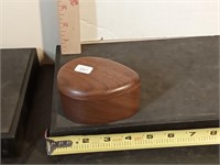 vtg solid walnut cache box