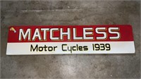 Matchless motor cycles 1939 sign 4’