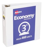 3 pcs Avery Economy View Binder with 3-Inch Round