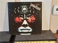 Judas Priest Hell Bent For Leather 33rpm record