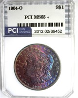 1904-O Morgan PCI MS65+ Fantastic Color