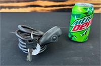 Bike Lock with Keys