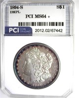 1894-S Morgan MS64+ DMPL Lists $22K in 64DMPL