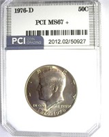 1976-D Kennedy MS67+ LISTS $2600