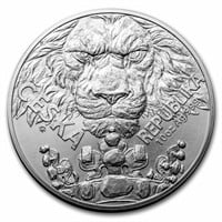 2023 Niue 10 Oz Silver Czech Lion Bu