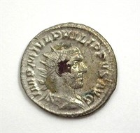 244-249 AD Philip I AU+ AR Anton.