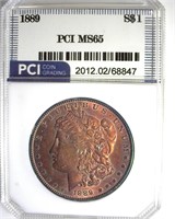1889 Morgan PCI MS65 Impressive Color