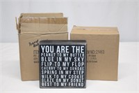 3 NEW YOU ARE THE PEANUT BUTTER WOODEN SIGNS