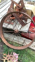 Vintage wagon wheel only approx 36”