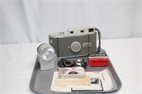 VINTAGE POLAROID LAND CAMERA 800 W/ ACCESSORIES