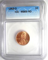 1995-D 1c ICG MS69 RD CONDITION RARITY LISTS $4150