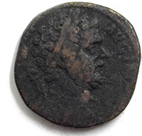 198-217 AD Caracalla FINE Sestertius