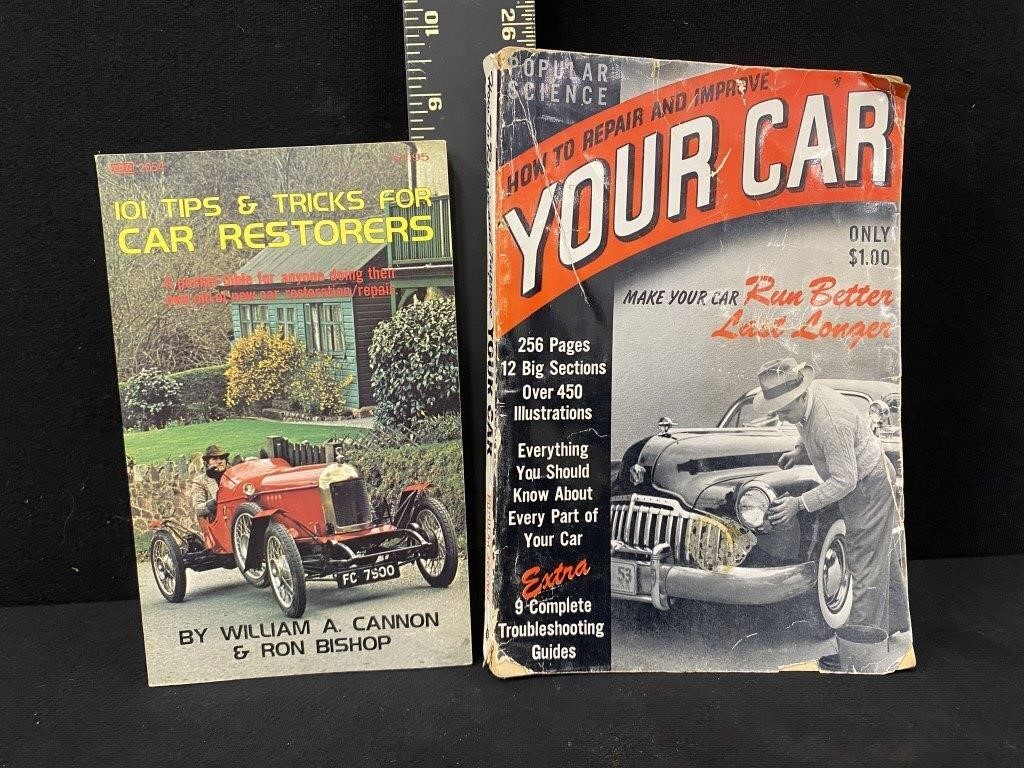 Pair of Vintage Automobile Books