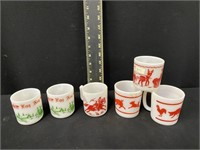 Group of Vintage, Collectible Coffee Cups