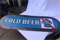 PBR Cold Beer Sign