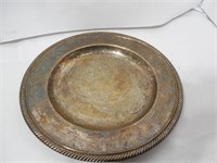 W.M Rogers Silver Plate 10" x 10"