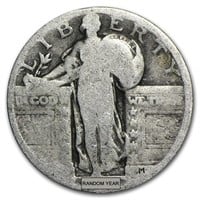 Silver Standing Liberty Quarters 40-coin Roll