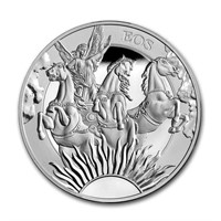2023 St. Helena 5 Oz Silver Eos & The Horses Proof