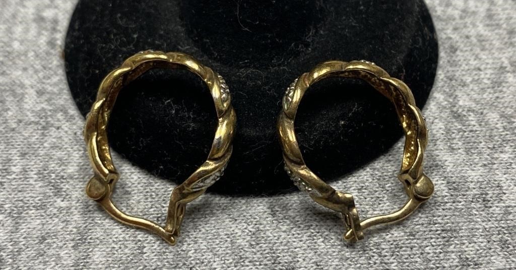 10k Gold Ladies Earrings