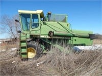 John Deere 6600 combine; good tires and rims; sell