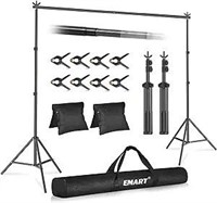 EMART Backdrop Stand 10x7ft(WxH) Photo Studio Adju