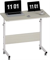 SogesPower 31.5 inches Mobile Laptop Desk with Slo