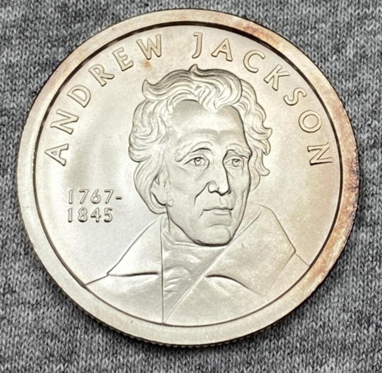 .999 Silver 1 Troy Ounce Andrew Jackson Round