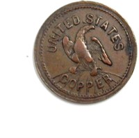 Civil War Token Tradesmens Currency
