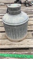 Vintage oil can 5 gallons.