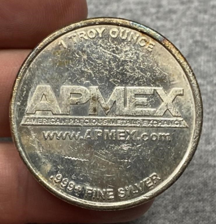 APMEX .999 Silver 1 Troy Ounce Round