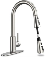 Kitchen Faucet with Pull Down Brushed Nickel