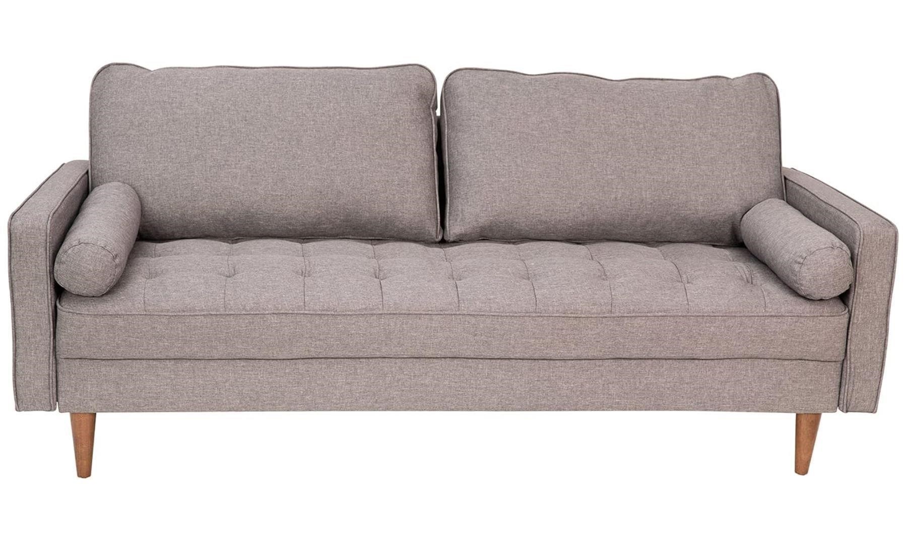 Tufted Upholstered Mid-Century Modern Sofa