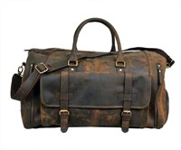Large leather Travel Bag Duffel bag Gym sports