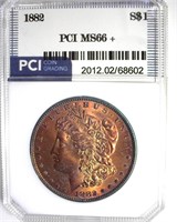 1882 Morgan MS66+ LISTS $3150