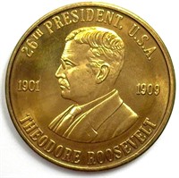 1909 Medal 26th President Roosevelt