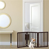 Indoor Pet Gate - 3-Panel Folding Dog