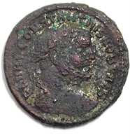 292-306 AD Constantius Some Silv. VF Lg Follis