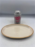 Small oval serving tray