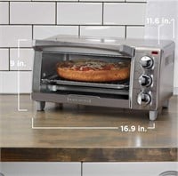 BLACK+DECKER 4-Slice Toaster Oven with Natural