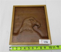 Hand Carved Wood Eagle by Robby