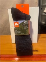 New Ozark Trail men’s 3 pairs wool blend crew sock