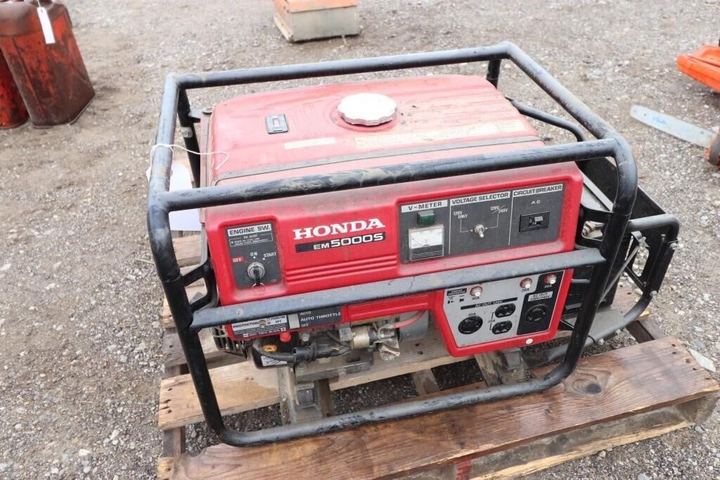 Honda Generator EM5000S, Electric Start