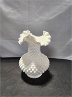 Ruffle White Vase