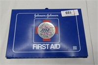 Metal First Aid Kit - Exp . Unknown